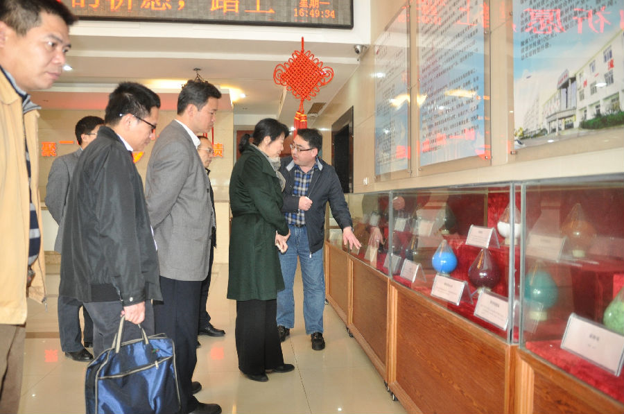2月6號玉林市委常委、統(tǒng)戰(zhàn)部部長商娜紅一行到我司參觀考察