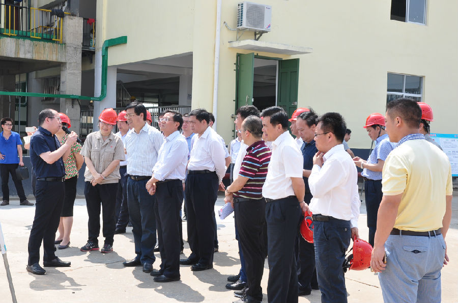 玉林市委書記莫恭明、市長蘇海棠率領四大班子來廣西銀億調研